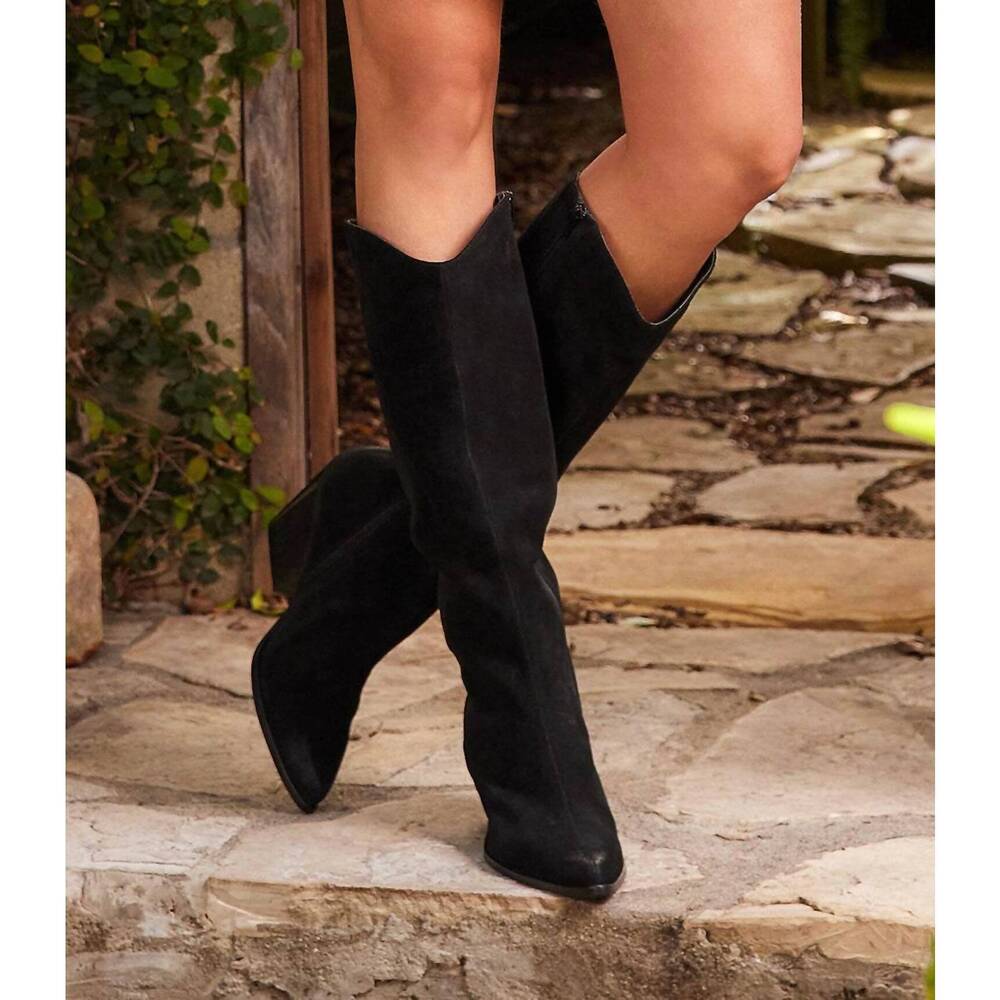NEW SEYCHELLES women's begging you pointed toe western high boots in black - Picture 7 of 10